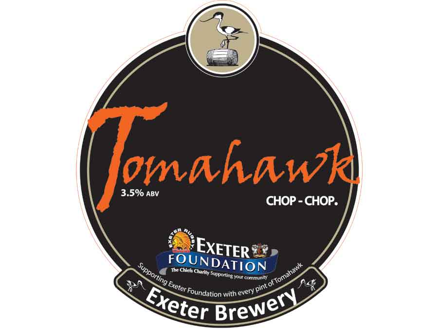 A great tasting session ale, well-balanced flavour of malt and hop, an easy drinking thirst quencher. Helping to raise awareness of the Exeter Foundation, which is the Exeter Chiefs rugby based charity