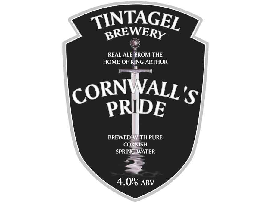 Full-bodied malt flavours, light citrus tones and a rich amber colour, mark Cornwall's Pride as a refreshing quaffing beer inspired by Tintagel itself, the home of King Arthur.