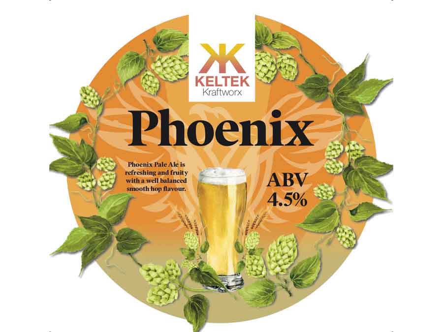 Phoenix pale ale is refreshing and fruity with a well balanced smooth hop flavour.