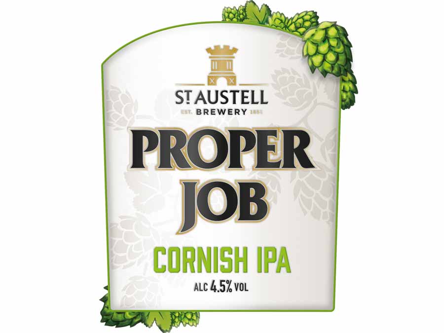 Brewed with Cornish spring water, the finest Maris Otter barley and a blend of imported hops Proper Job packs a moreish hoppy punch