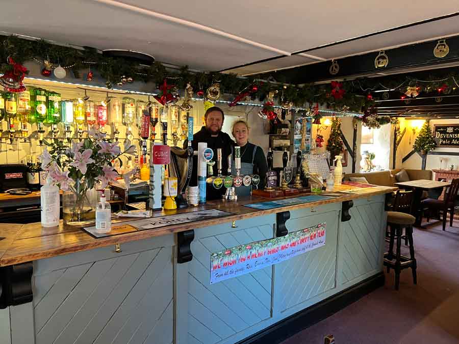 Emma and Ross welcome you to the Cornish Arms Frogpool Emma and Ross look forward to welcoming you at the Cornish Arms
