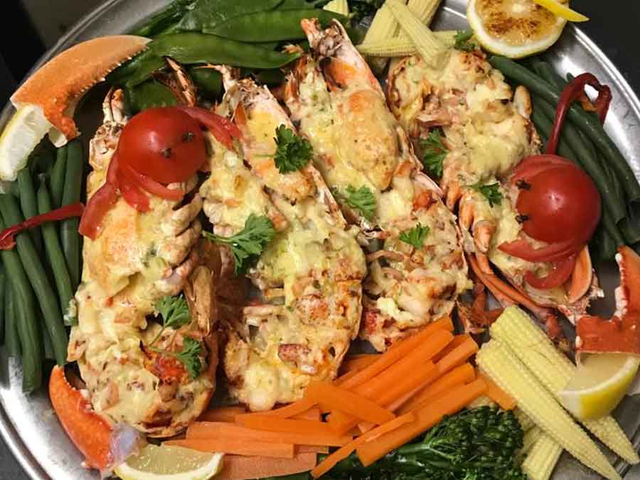 Cornish Arms Frogpool special order lobster thermidor